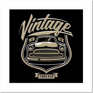 Vintage Cars forever Car lover Posters and Art